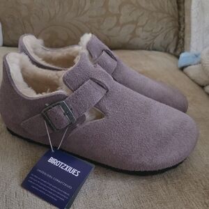 London Shearling Birk